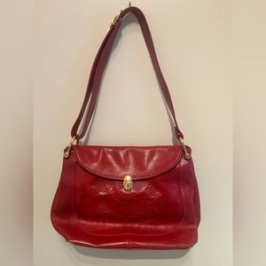 Vintage Marino Orlandi Red Leather Purse